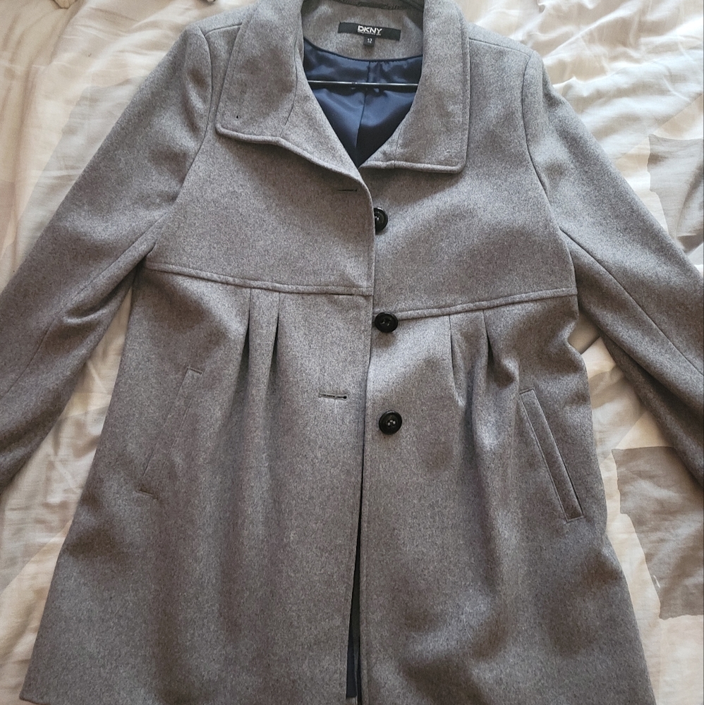 DKNY wool peacoat size 12